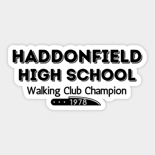 Haddonfield Walking Club - Halloween Sticker